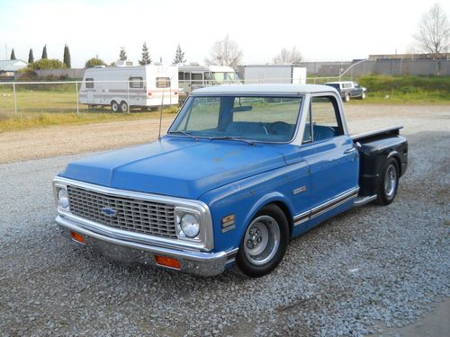 1971 chevrolet cheyenne short bed step side truck no reserve!!!!!!!!!!