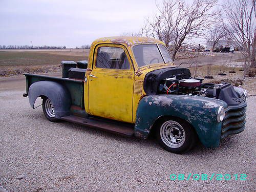 1950 chevy pu rat rod