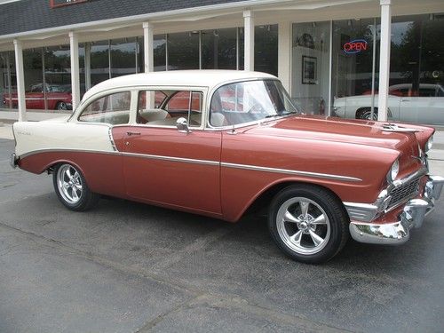 1956 chevrolet 210 recent frame off rotisserie restoration 350 4 speed