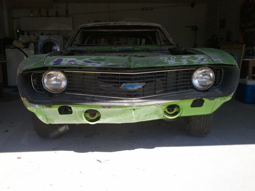 1969 chevrolet camaro drag car 1969 roller great project car