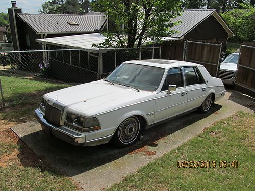 1987 lincoln continental base sedan 4-door 5.0l