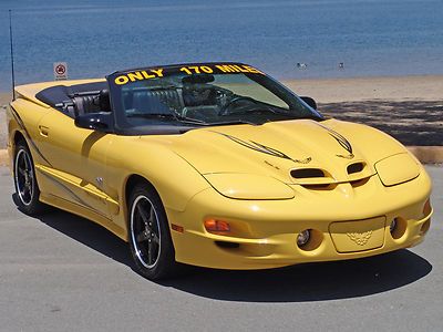 2002 pontiac trans am ws6 collectors edition 170 miles from new