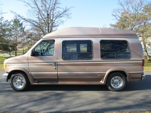 1998 ford e-250 hi top conversion van ~ leather  power sofa ~ jayco super sport