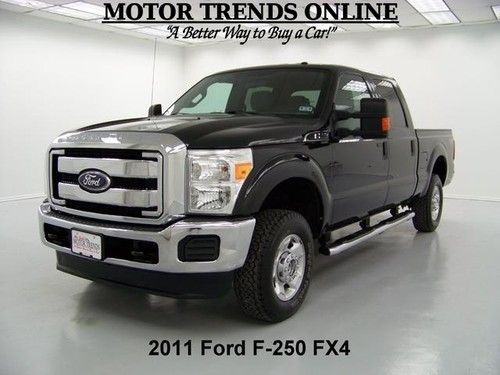 4x4 xlt fx4 crewcab 6.2 v8 boards park assist media 2011 ford f-250 f250 59k