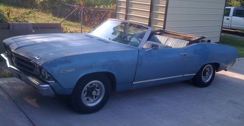 1969 chevrolet chevelle malibu convertible 2-door 5.0l