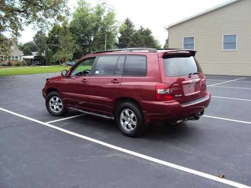 2007 toyota highlander sport suv v6 awd 4x4 economical nice low reserve