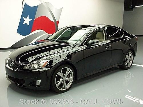 2009 lexus is 250 auto sunroof climate seats xenons 33k texas direct auto