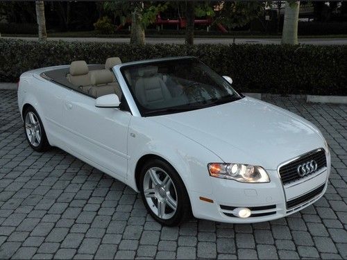 08 a4 2.0t convertible automatic navigation ipod premium &amp; convenience pkg