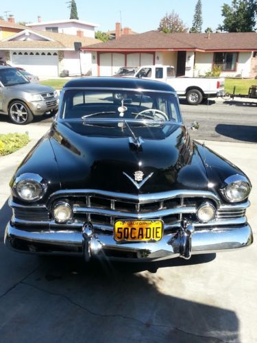 1950 cadillac sedan deville 4-door black, super clean