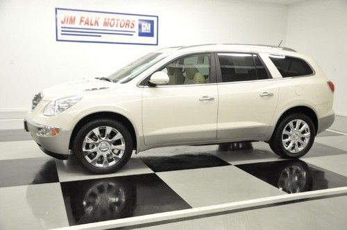 Sleek white diamond 12 awd navigation dvd dual sunroof cashmere tan 11 13