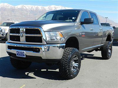 Dodge ram crew cab cummins diesel slt 4x4 custom lift wheels tires auto tow