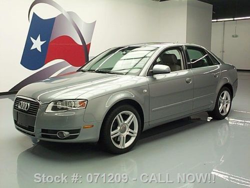 2007 audi a4 2.0t quattro premium awd sunroof nav 35k texas direct auto