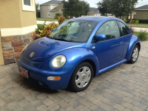 2000 volkswagen beetle gls hatchback 2-door 2.0l clean carfax no reserve