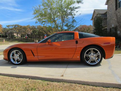 Atomic orange 2008 corvette