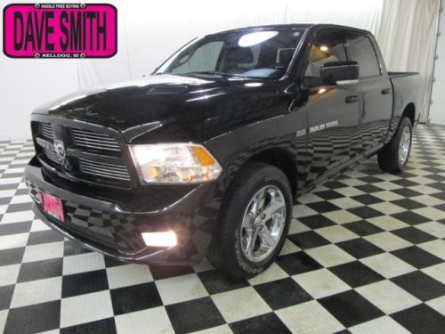 12 ram 1500 sport crew cab 4x4 hemi sunroof navigation adjustable pedals tow