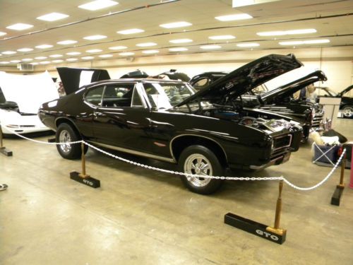 68 pontiac gto true 242 gto black/black total frame off restoration 4 years ago