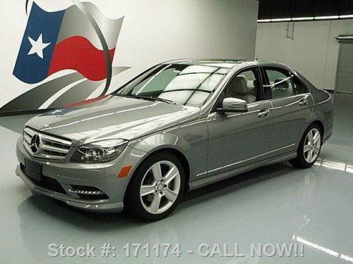 2011 mercedes-benz c300 sport automatic sunroof 10k mi texas direct auto