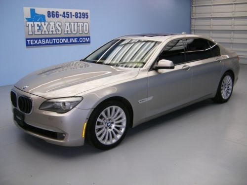 We finance!!!  2009 bmw 750li sport roof nav 2 tv&#039;s hud camera 19 rim texas auto