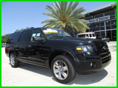 10 tuxedo black el limited 5.4l v8 8-passenger suv *one owner *low miles *fl