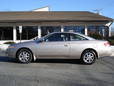 No reserve 1999 toyota camry solara se 3.0l v6 coupe auto a/c runs great!