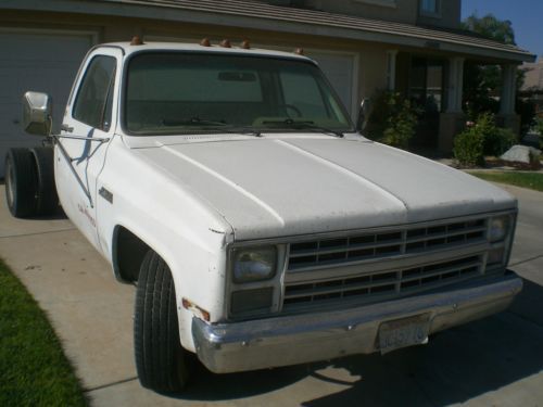 1985 gmc 3500 1 ton dually cab &amp; chasse 454 2wd nr