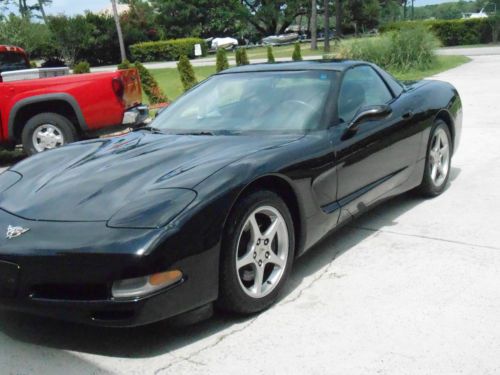 Chevrolet corvette 2003 anniversay bose black over black