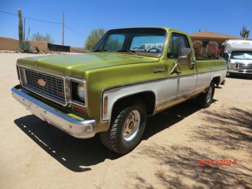 No reserve!!  restored &amp; rare 1973 chevrolet cheyenne super 10 truck