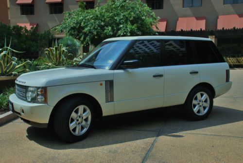 2005 land rover range rover alpine white