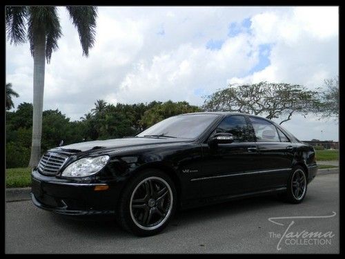 06 s65 604hp v12 twin turbo gunmetal amg wheels navigation rear reclining seats