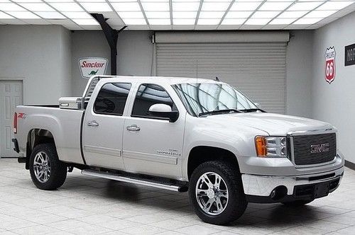 2007 sierra 2500hd diesel 4x4 z-71 slt crew navigation heated leather bose