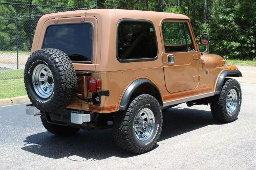 1984 jeep cj cj7 laredo calif. 3k cinnamon met. auto ac