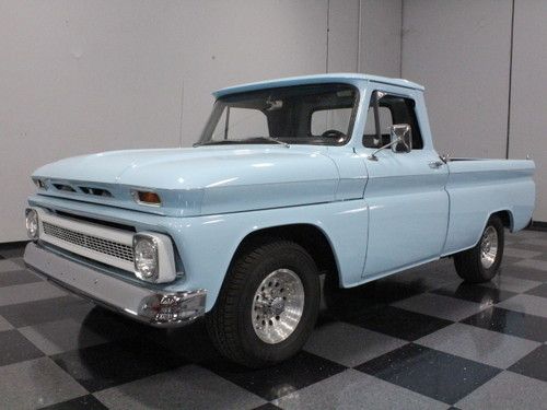 Rebuilt light blue fleetside, fresh oak, painless wiring, nicely restored truck