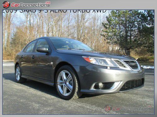 2009 saab 9-3 9 3 aero 9-3x xwd awd turbo x nav navi navigation sunroof leather