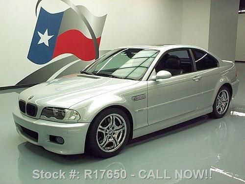 2002 bmw m3 auto sunroof heated seats chrome wheels 48k texas direct auto