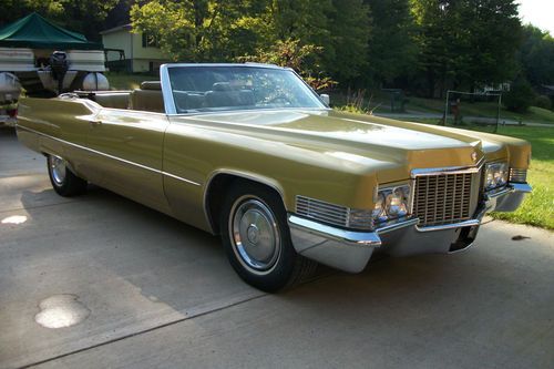 1970 cadillac deville base convertible 2-door 7.7l