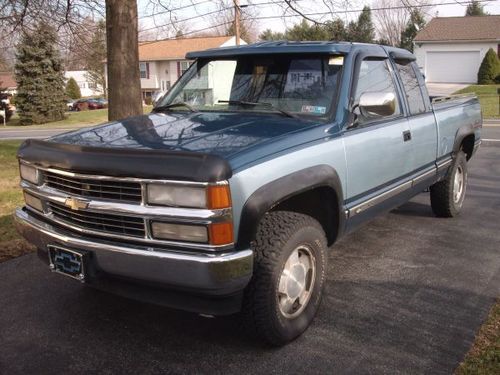 Chevy silverado 4x4 ext cab