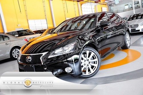 13 lexus gs350 luxury 1-own 23k nav moonroof rear-cam keyless pdc comfort-sts