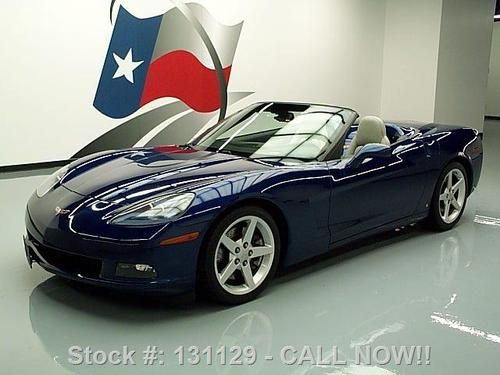 2006 chevy corvette lt3 convertible z51 nav hud 30k mi texas direct auto