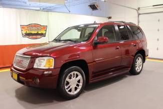 2006 gmc envoy denali red black heated leather sunroof bose 4x4 chrome wheels