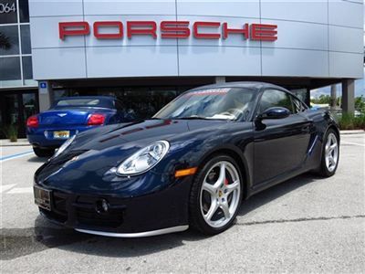 2006 porsche cayman s. 6spd! cpo. highly optioned! call 239.225.7601 now!