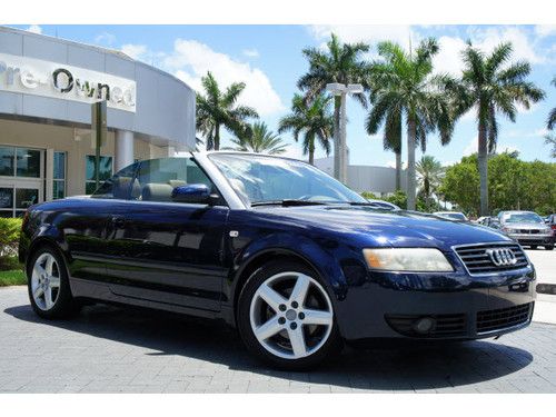 2005 audi a4 1.8t cabriolet,clean carfax,florida car!!!