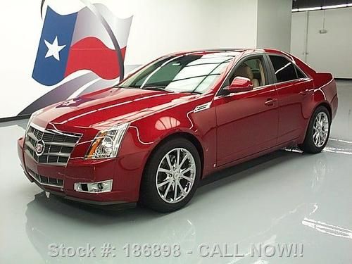 2008 cadillac cts 3.6l pano sunroof nav park assist 33k texas direct auto