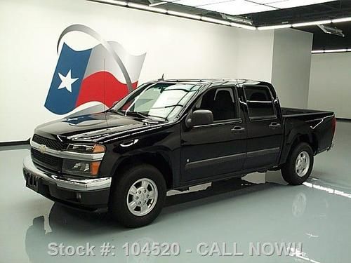 2008 chevy colorado lt crew cab blk on blk alloys 80k texas direct auto