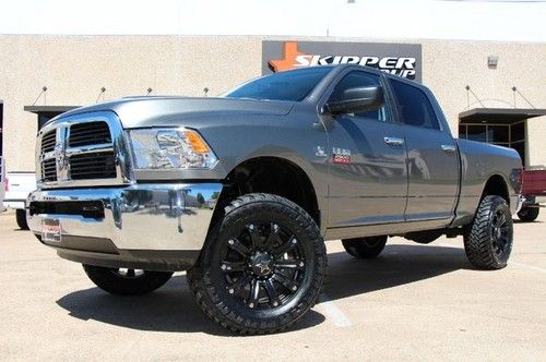 12 dodge ram 2500 monster 4x4 cummins diesel 20 inch wheels look slt