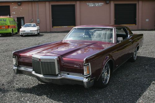 1971 lincoln mark iii 74k original miles,custom black cherry, new 18" wheels