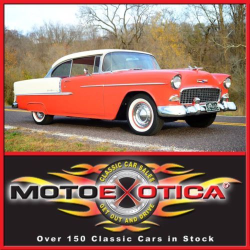 1955 chevy bel air-hardtop-factory correct-great restoration-small block v8