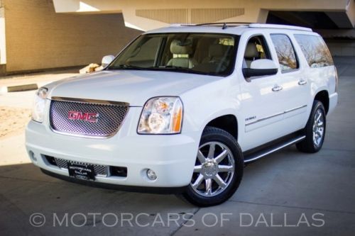 2012  gmc yukon xl denali navigation sat radio woodtrim running boards