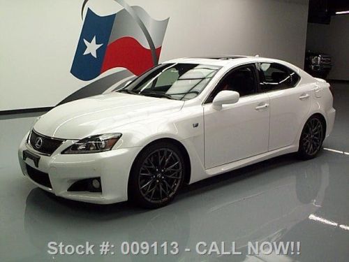 2011 lexus is f v8 auto sunroof nav rearview cam 17k mi texas direct auto