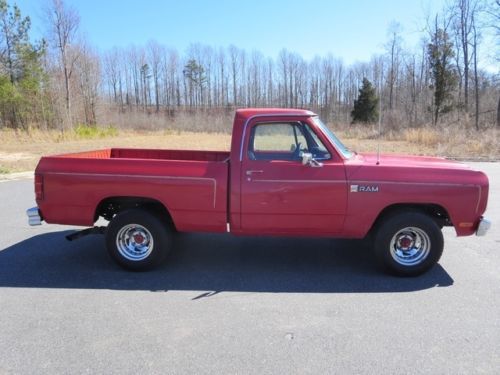 1985 dodge ram high bidder wins auction.