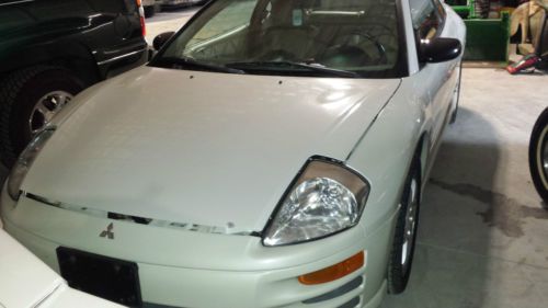 2001 mitsubishi eclipse gt leather , ac,sunroof pearl white